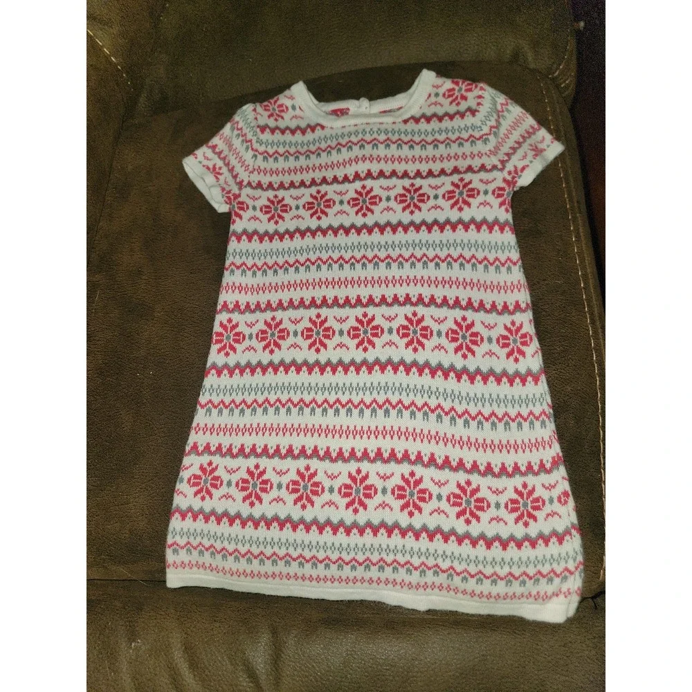 Gymboree layette line ho ho ho shop Christmas holiday sweater dress 18 24 months
